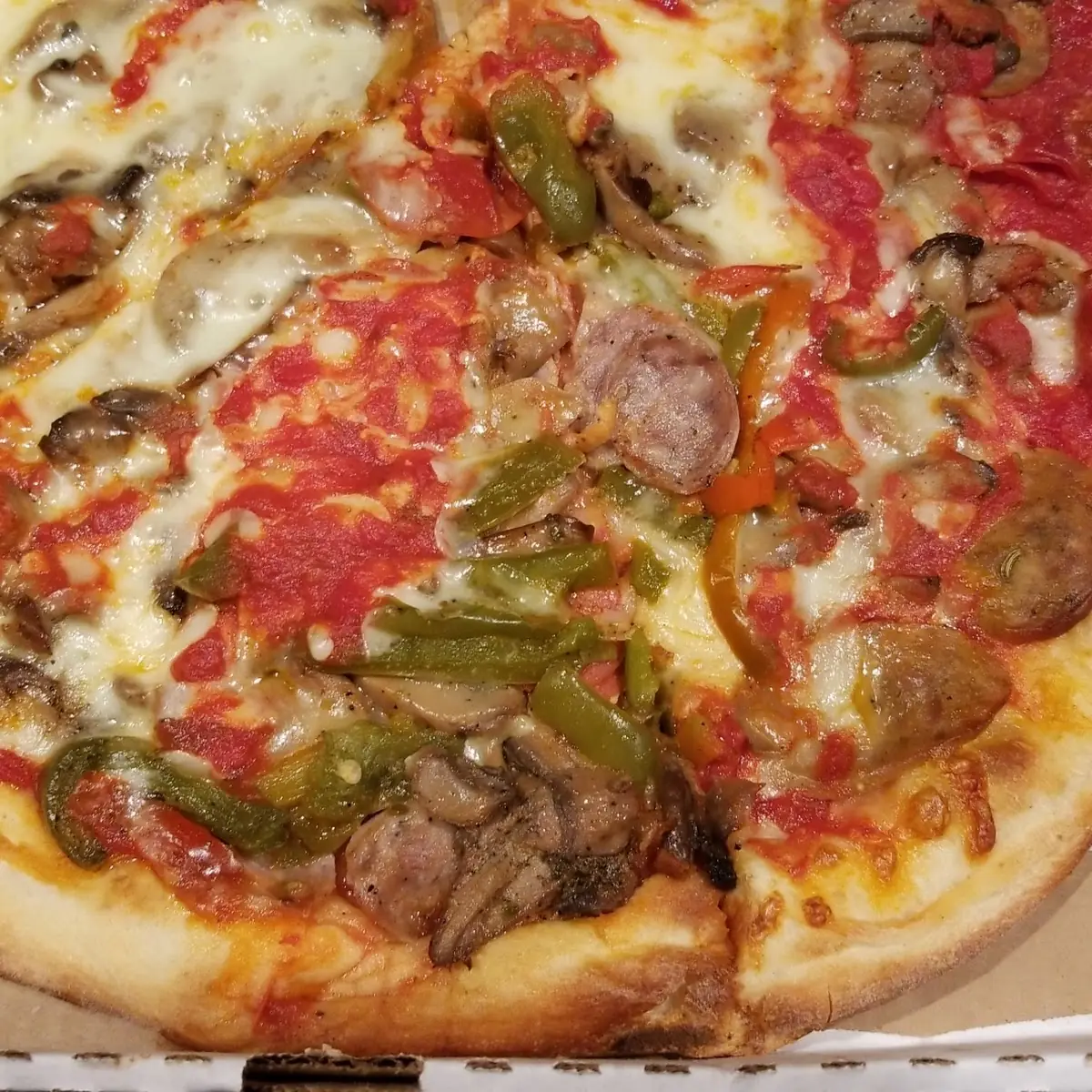 Pizza Steak with Sauce & Mozzarella Cheese