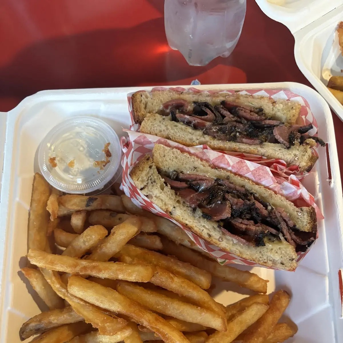 Hot Pastrami Sandwich