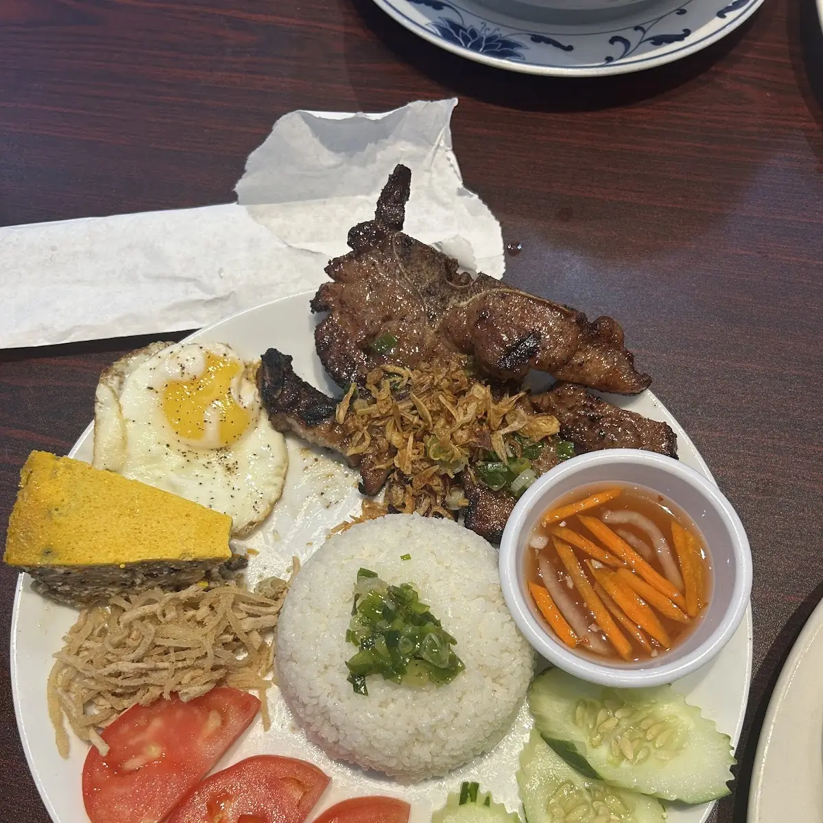 Com Suon Cuu Grilled Lamb Chop with Rice