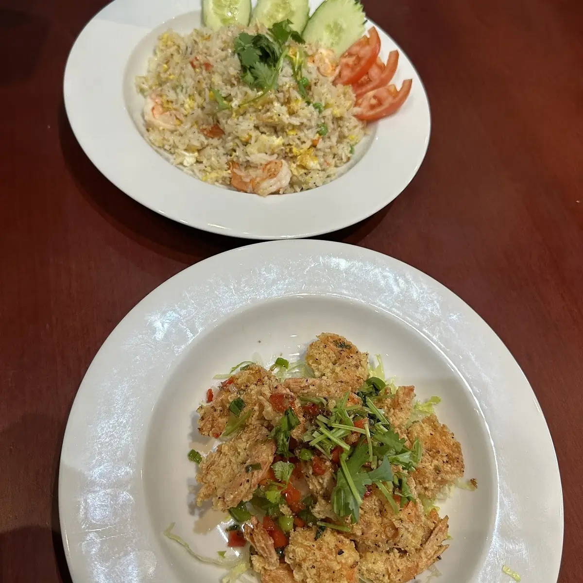 Com Tom Rang Muoi Salt Pepper Shrimp with Rice