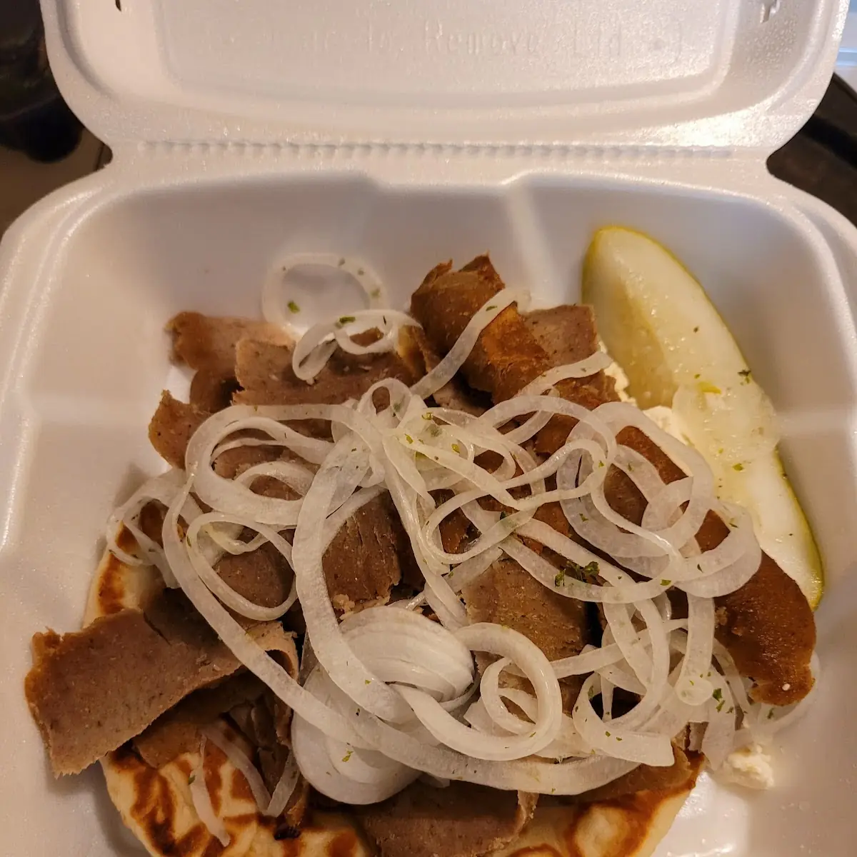 Gyro Meat with Sauce