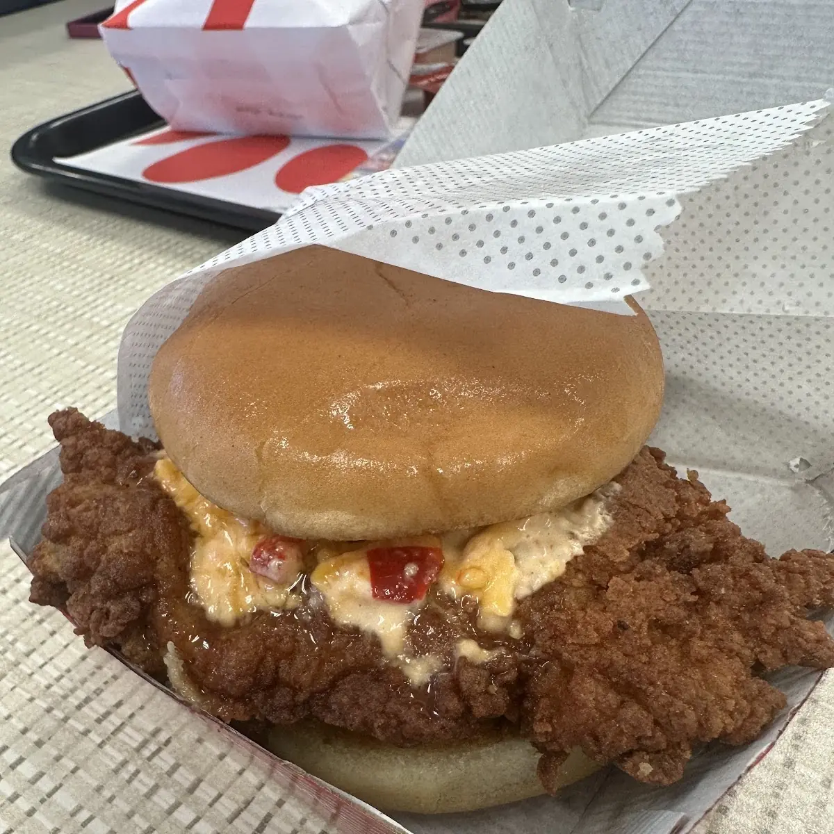 Pimento Cheese Chicken Sandwich