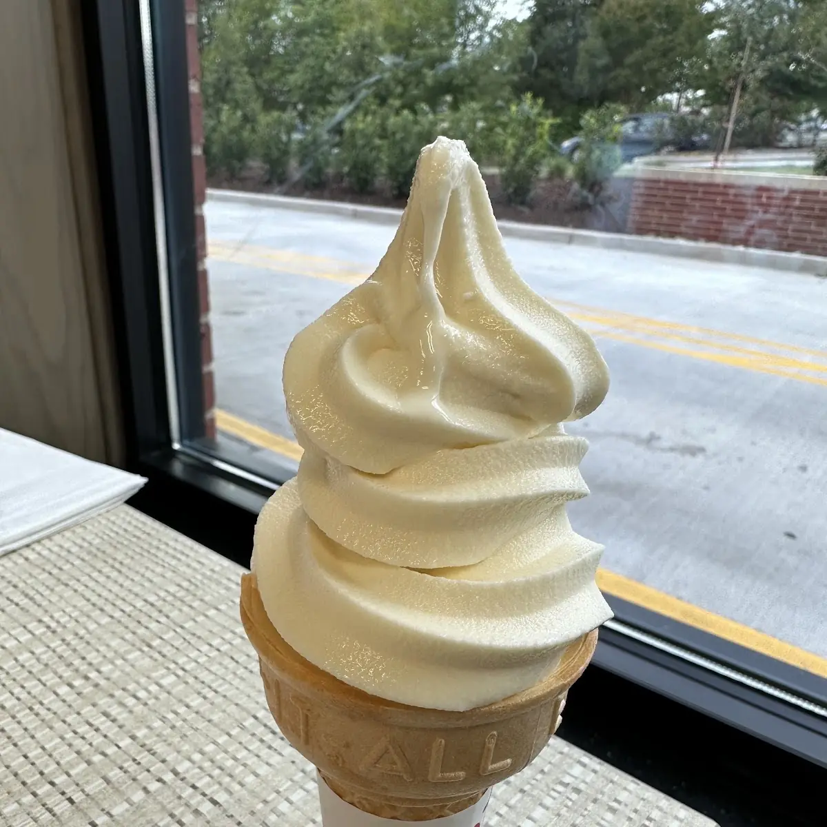 Soft Serve Ice Cream Cone