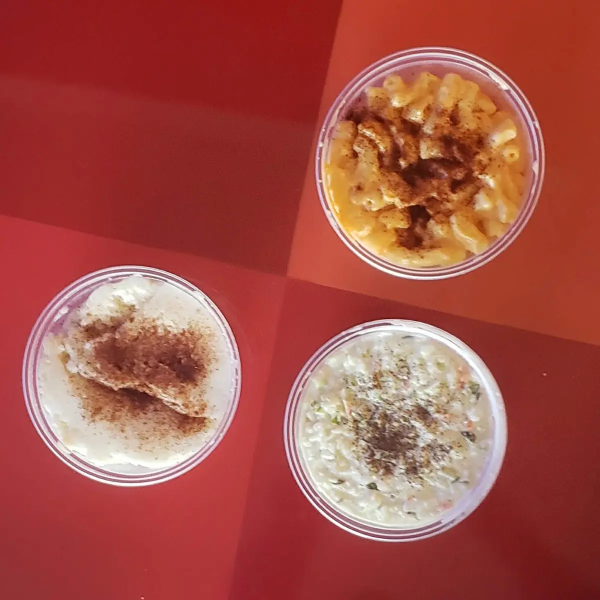 Coleslaw Mac and Cheese Mashed Potatoes