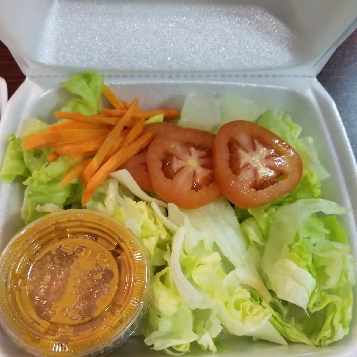 Garden Salad with Ginger Dressing