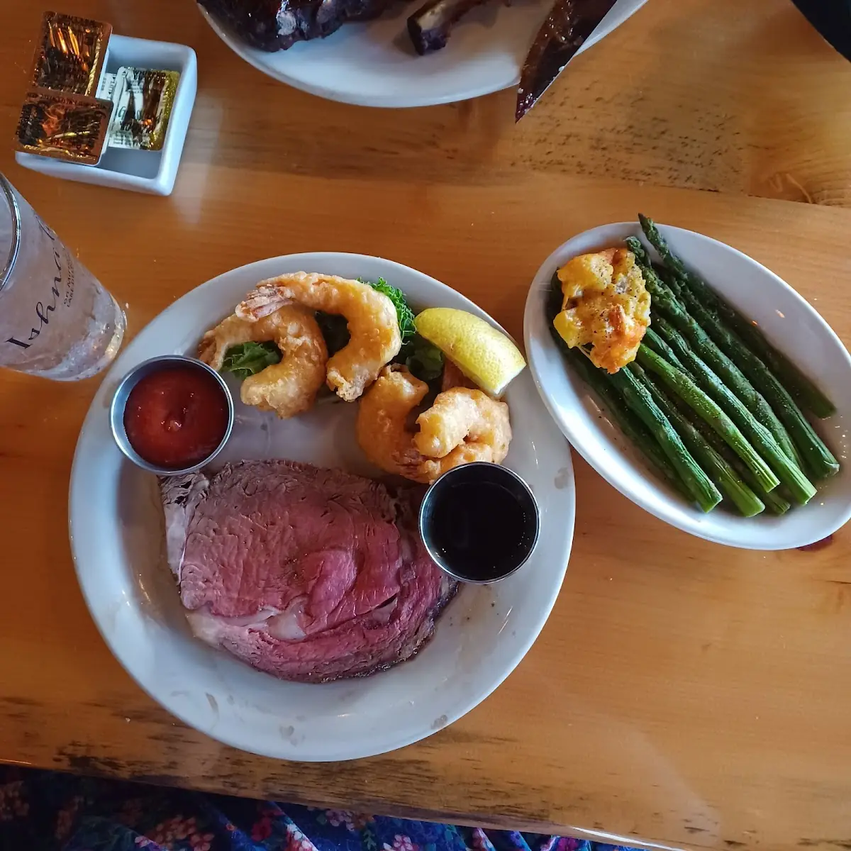 Prime Rib & Jumbo Fried Shrimp