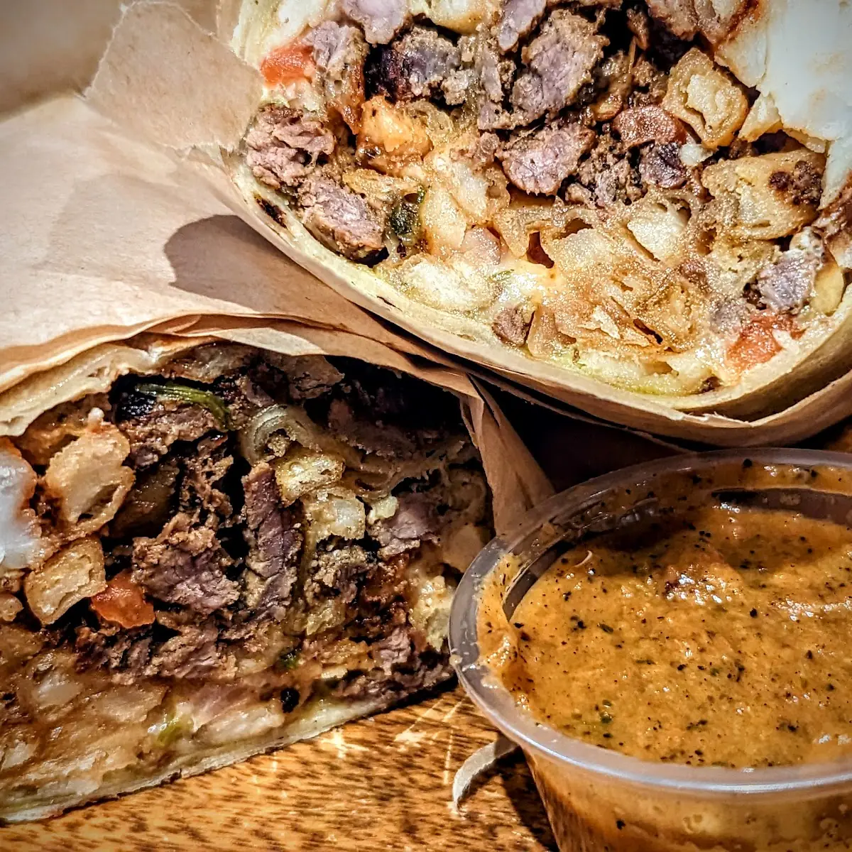 Surf and Turf Burrito