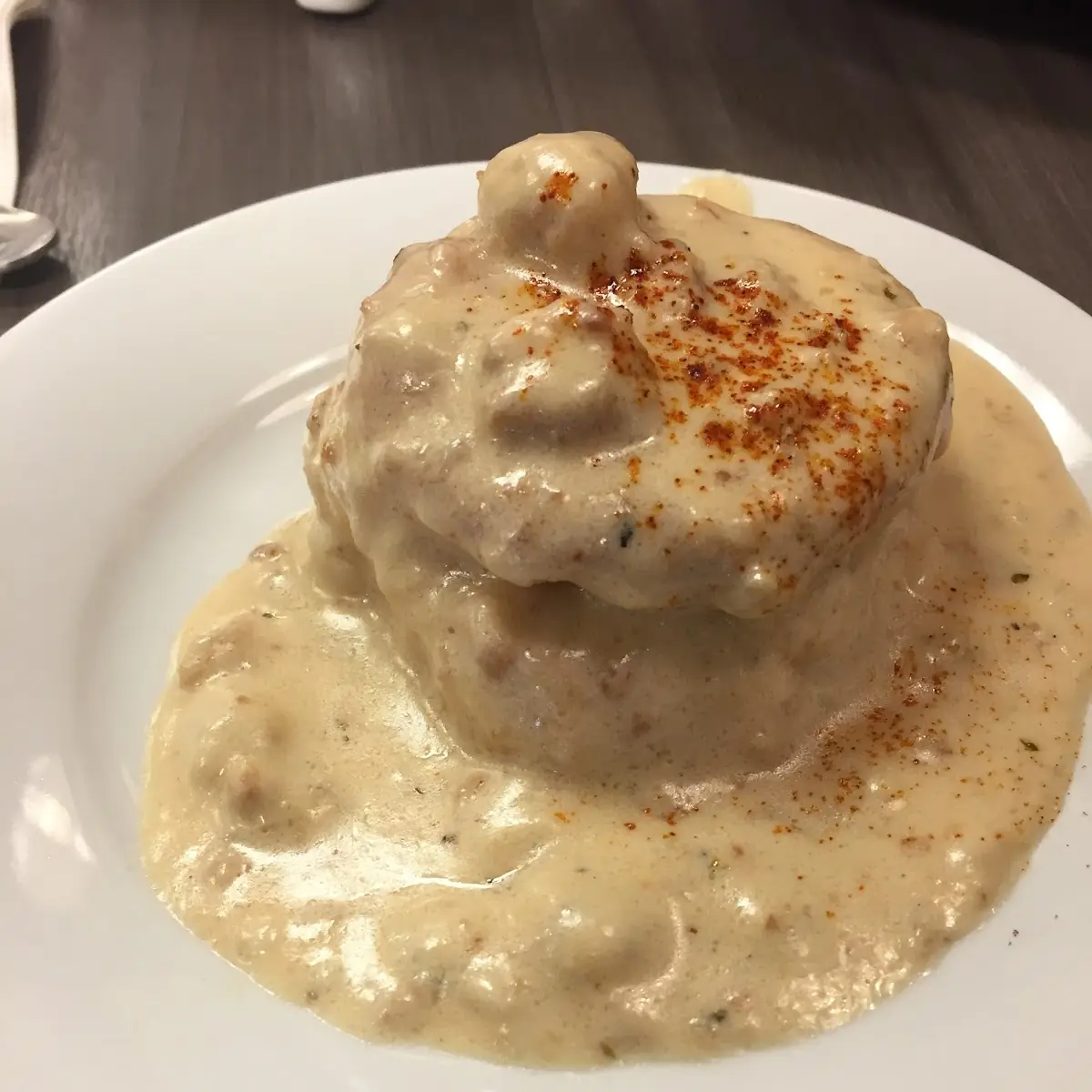 Home Made Biscuits and Gravy