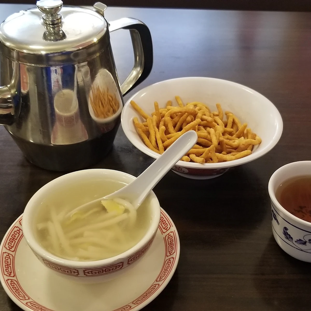 Egg Drop Soup and Noodles