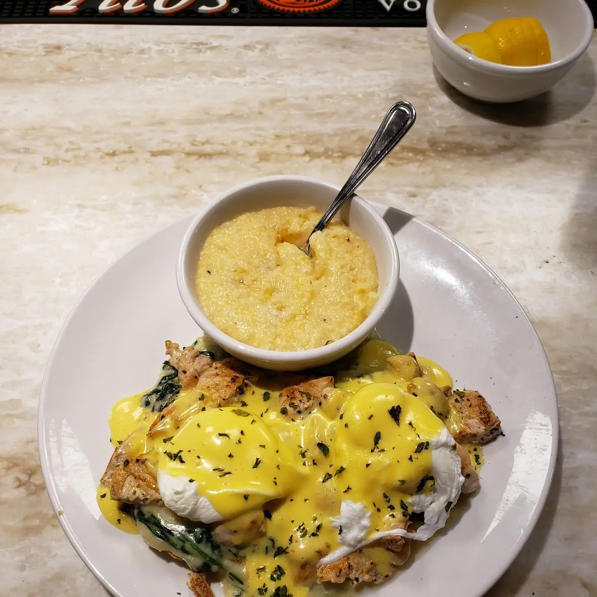 Chicken Florentine Benedict