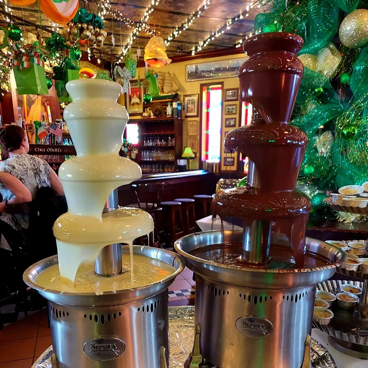 White & Milk Chocolate Fountains