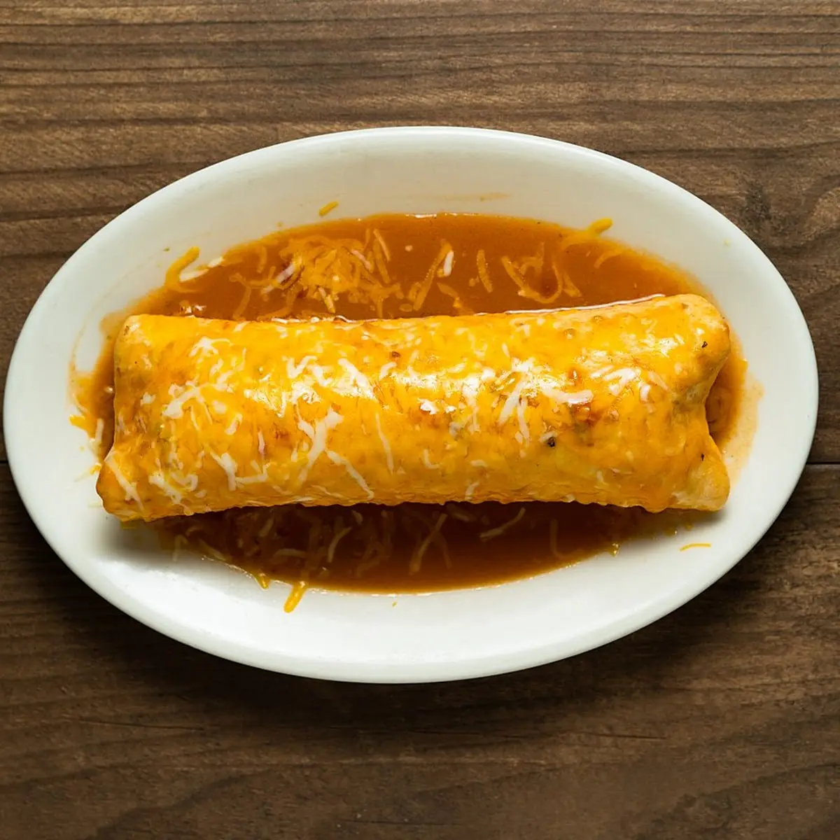 Smothered Bean Burrito