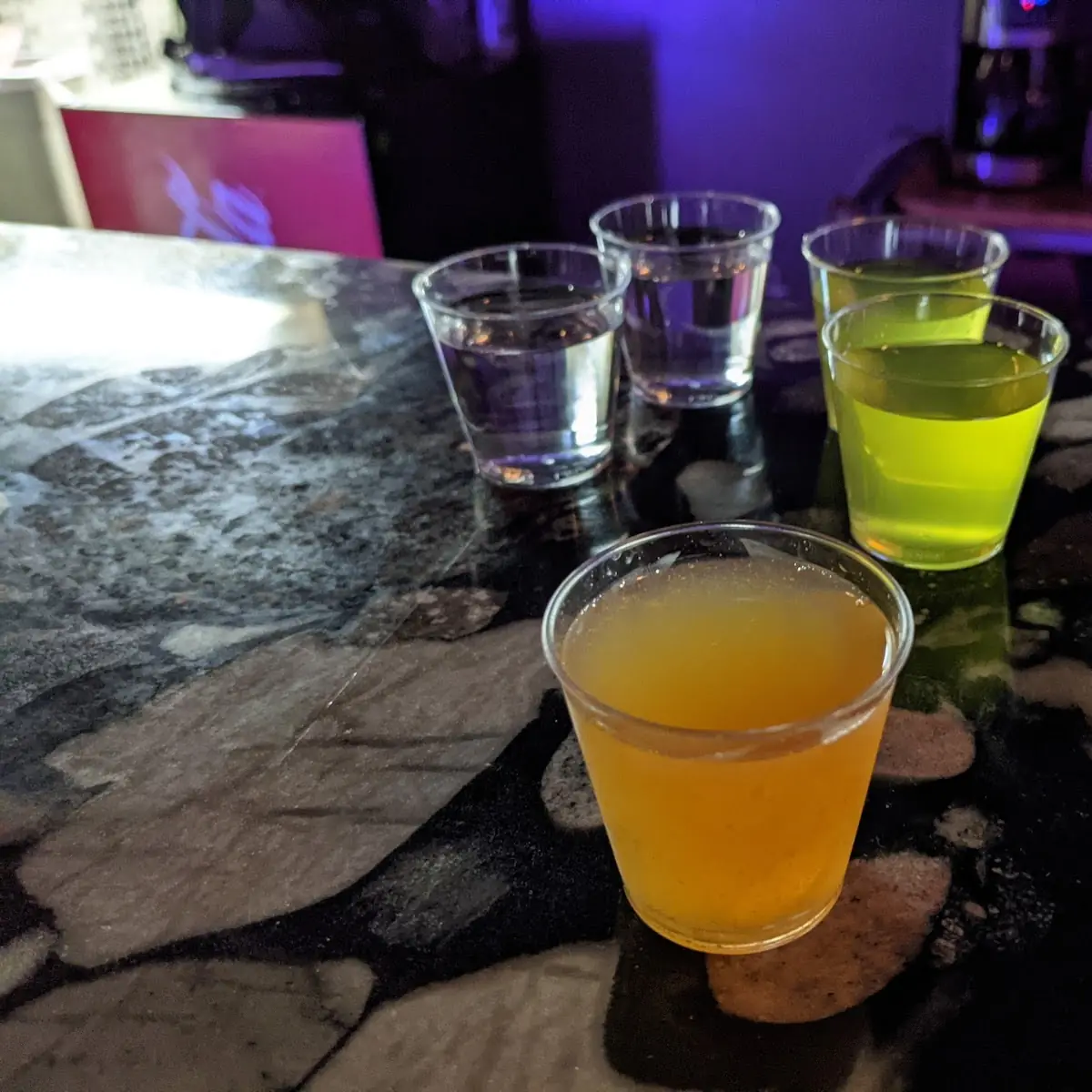Apple Pie and Patron Shots with Pickle Backs