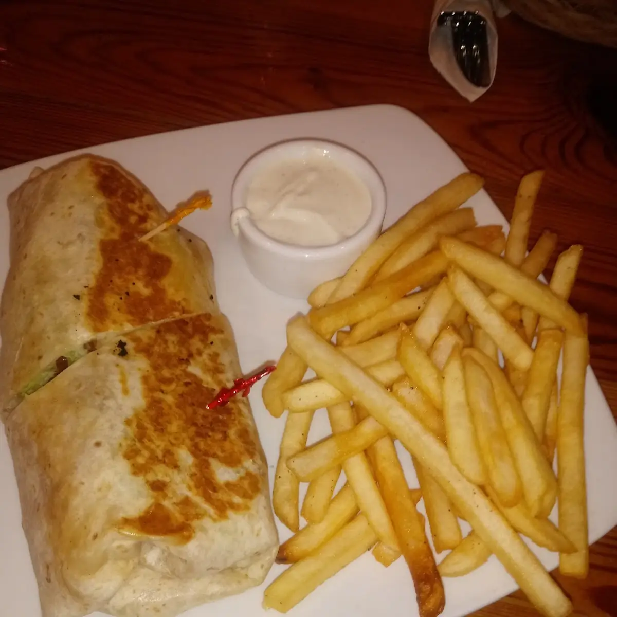 blt Wrap with Cheddar Cheese