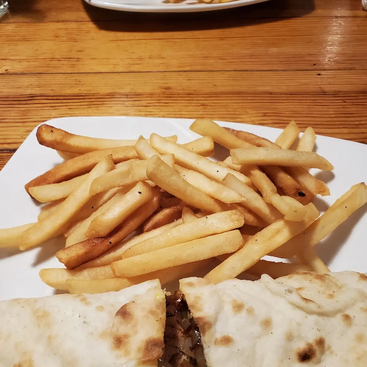 Chicken Wrap with Fries