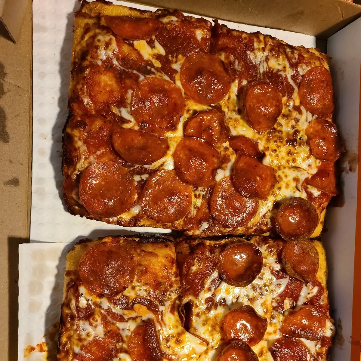 Deep Dish Pepperoni Pizza