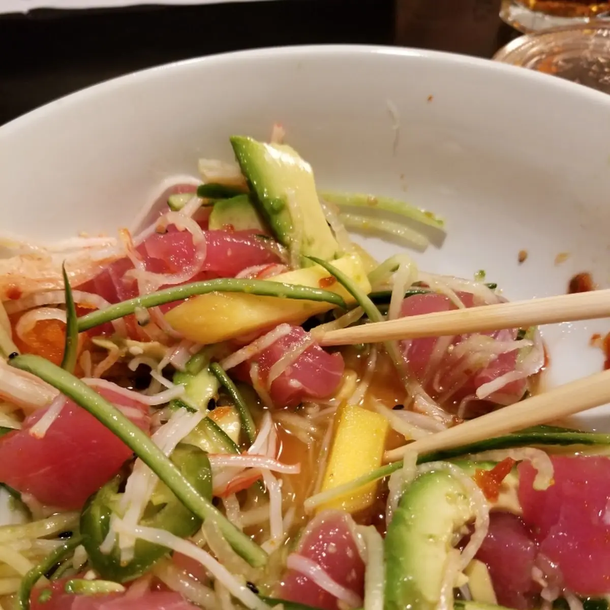 Seared Ahi Tuna Sashimi