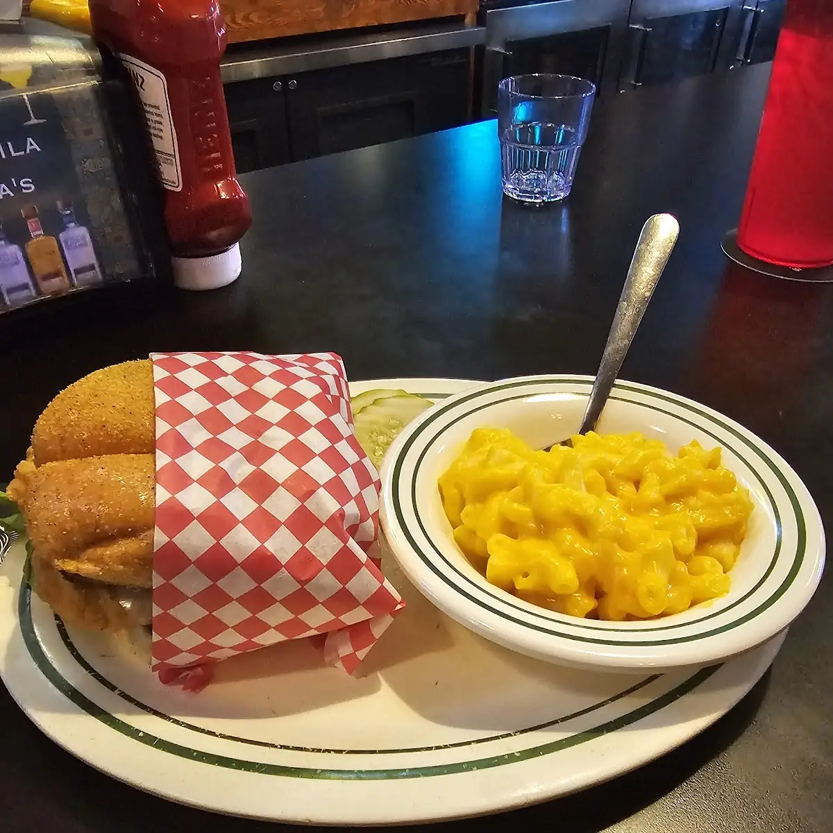Bacon Cheeseburger and Mac and Cheese