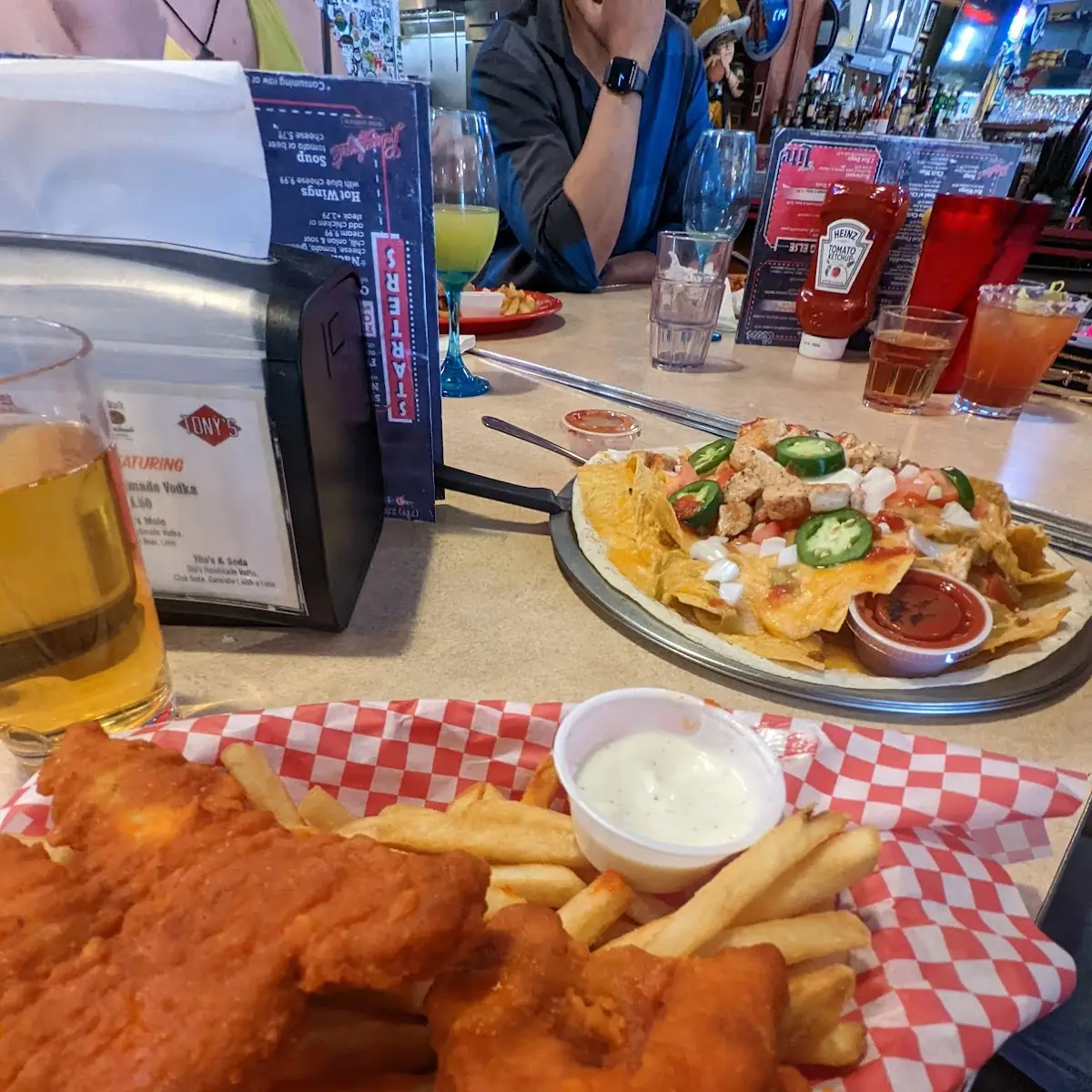 Mad Fingers and Chicken Nachos