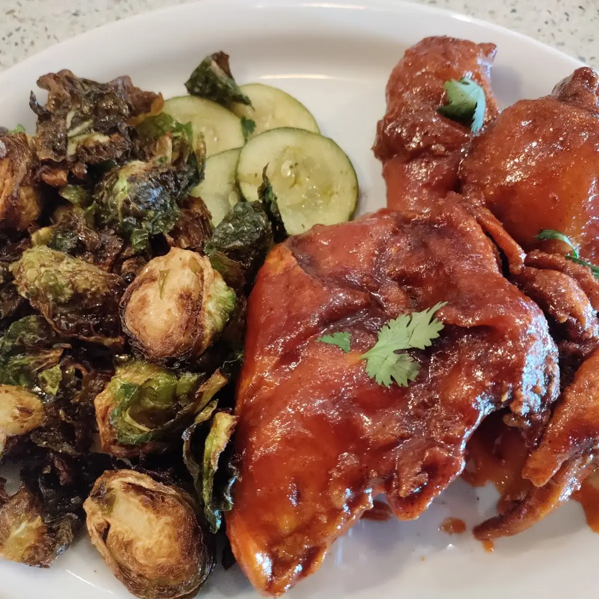 Salt & Pepper Crispy Brussels Sprouts