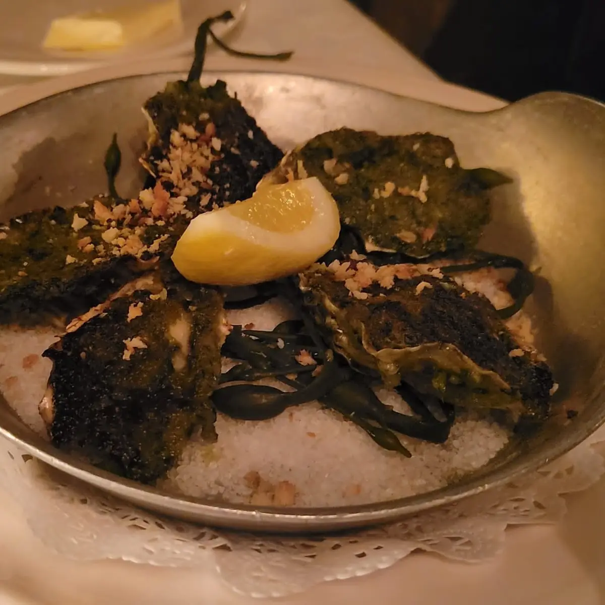 Oysters Rockefeller