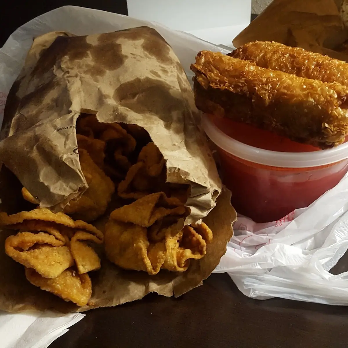 Wontons and Egg Rolls