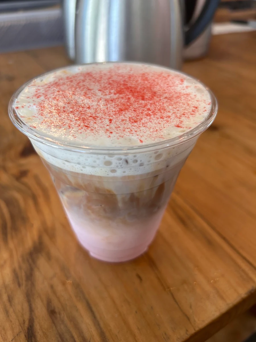 Strawberry Shortcake Latte Iced Only