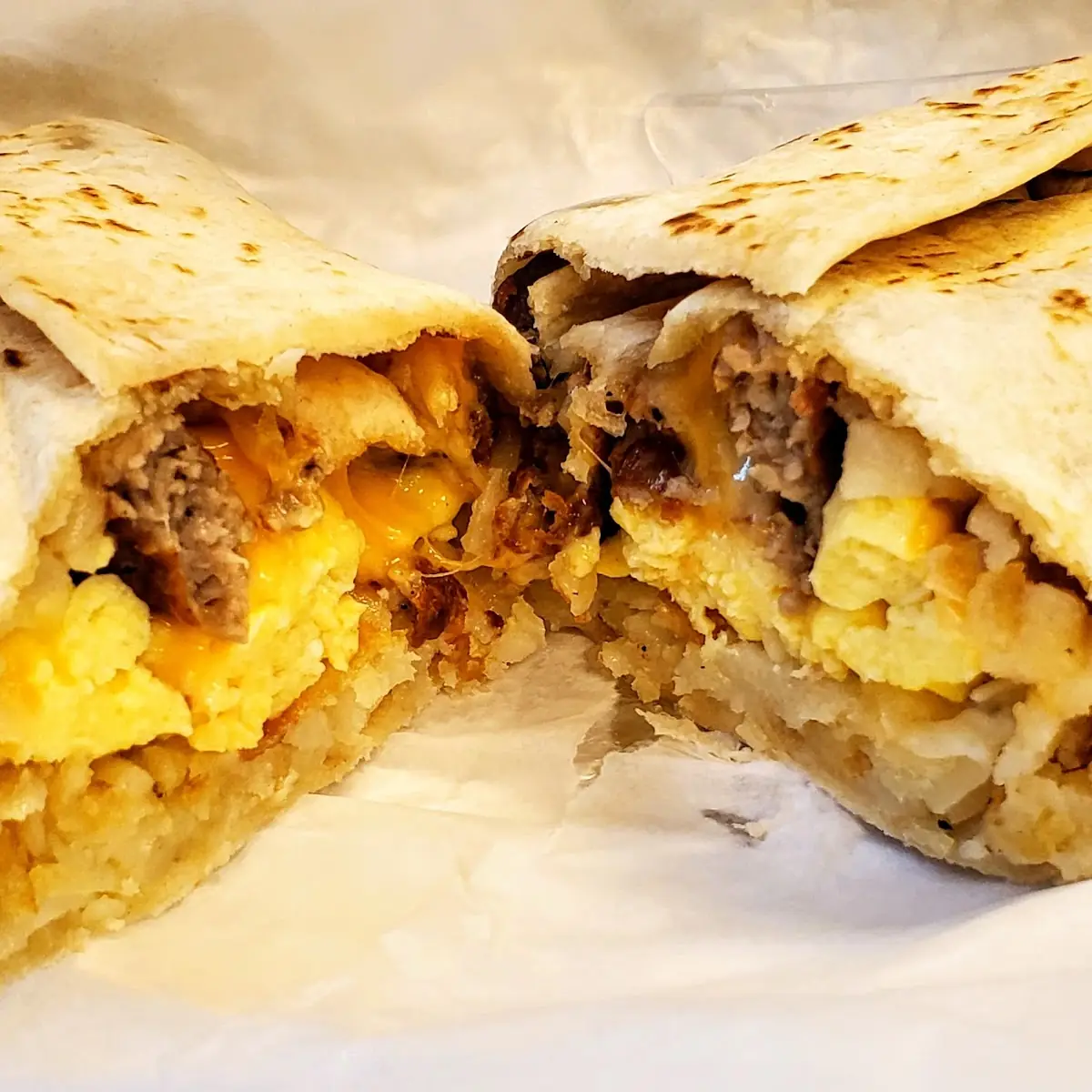 Sausage Breakfast Burrito
