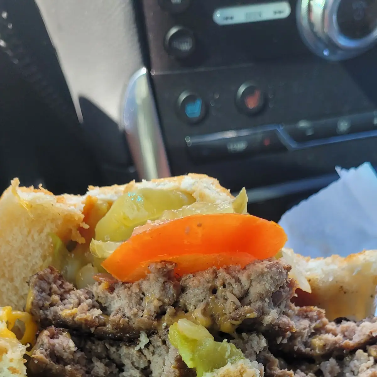 Green Chile Double Cheeseburger