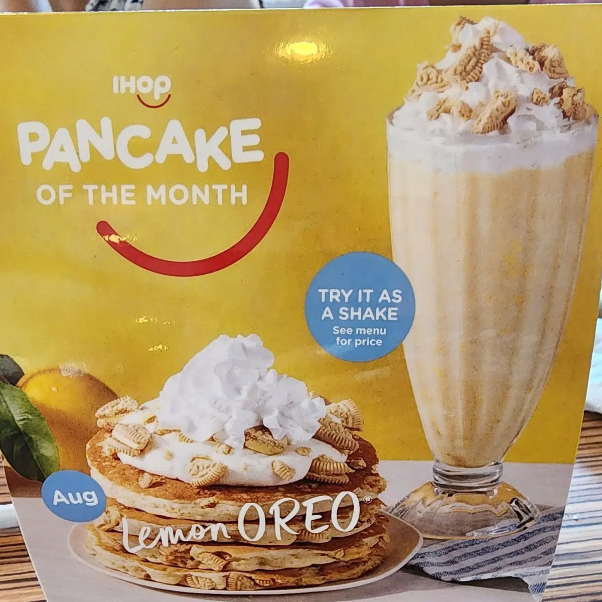 Lemon Oreo Pancake Breakfast