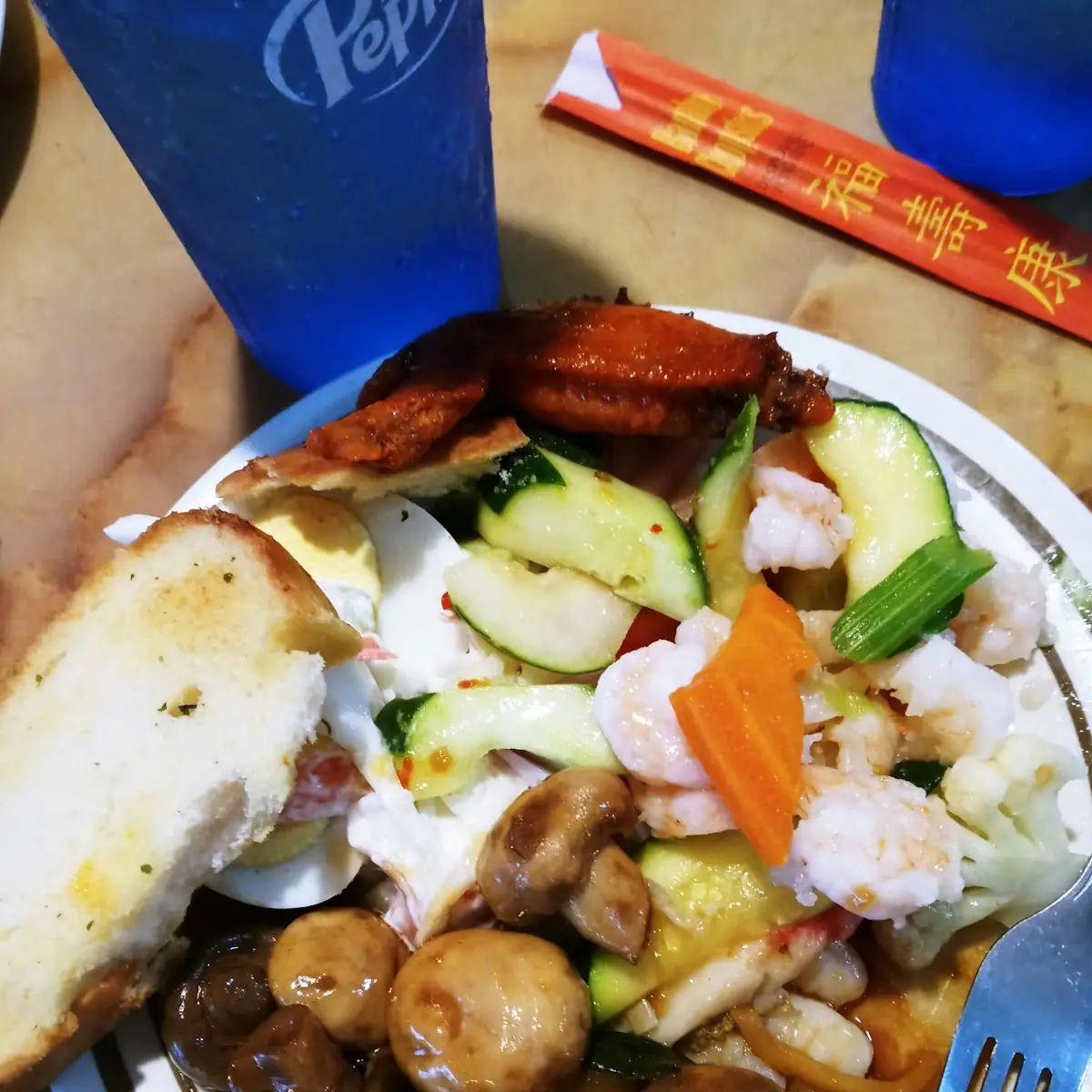 Double Delight w Garlic Sauce