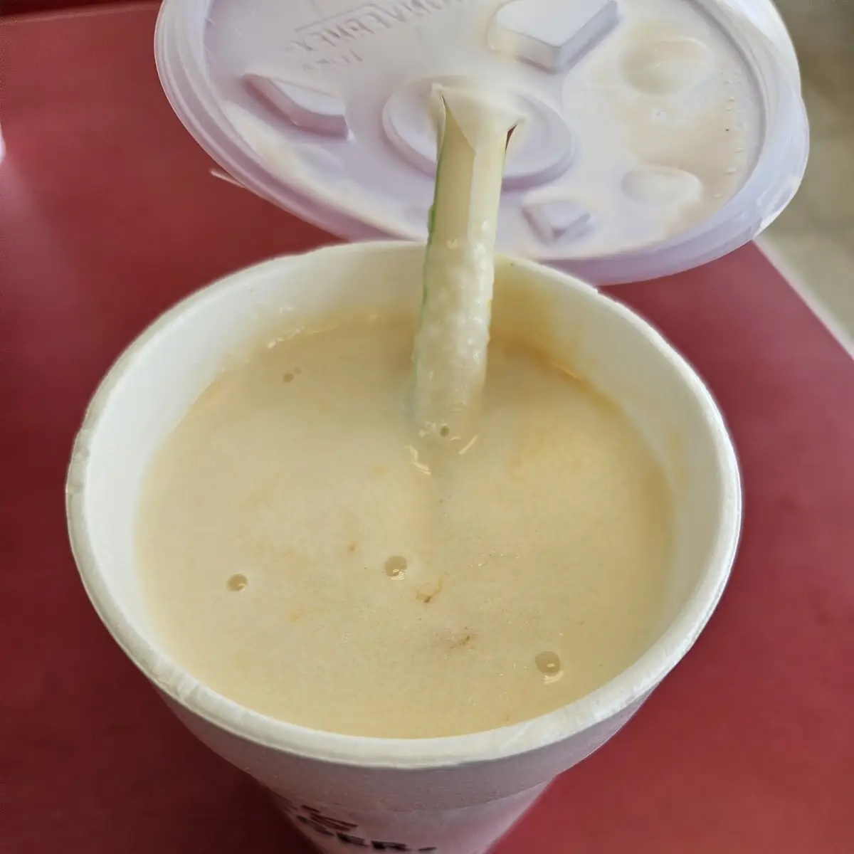 Peach Milkshake