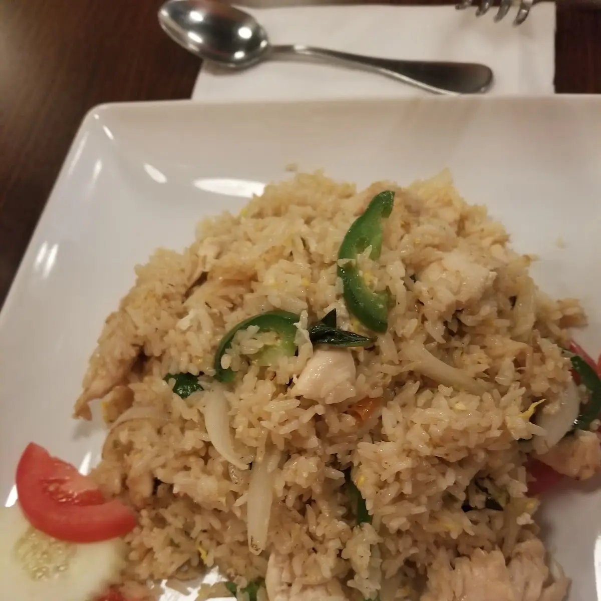 Spicy Basil Chicken Fried Rice