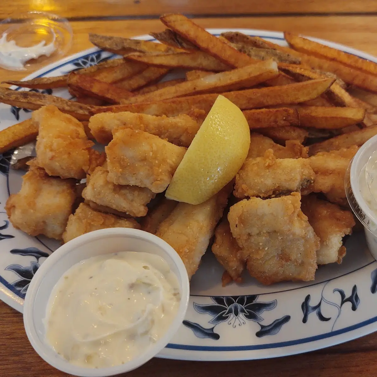 White Fish Nuggets and Fries