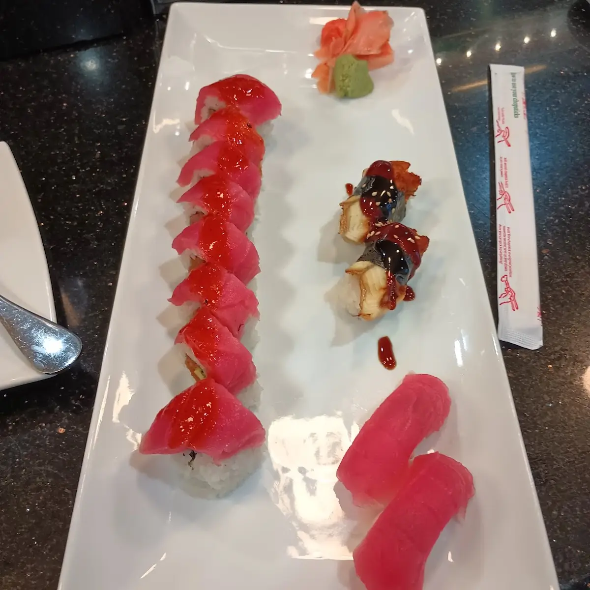 Raw Ahi Tuna w Unagi Rice