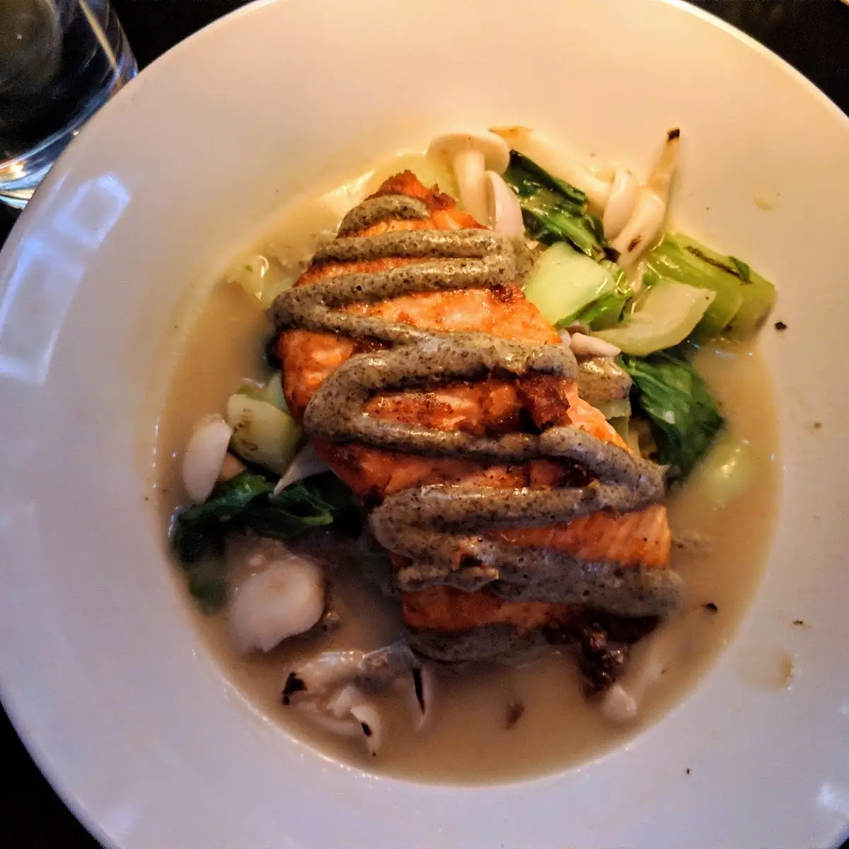 Seared Striped Bass