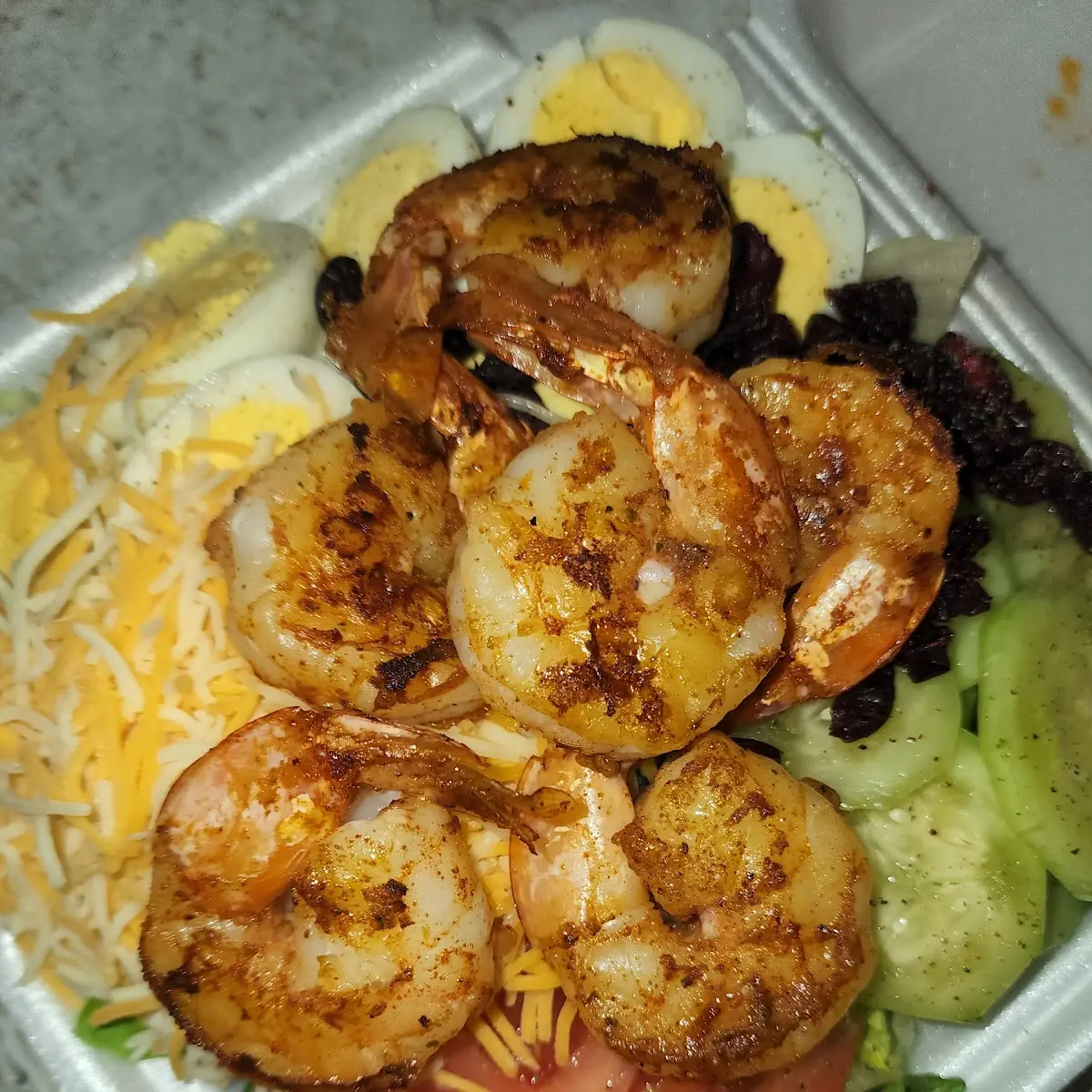 Grilled Shrimp Salad