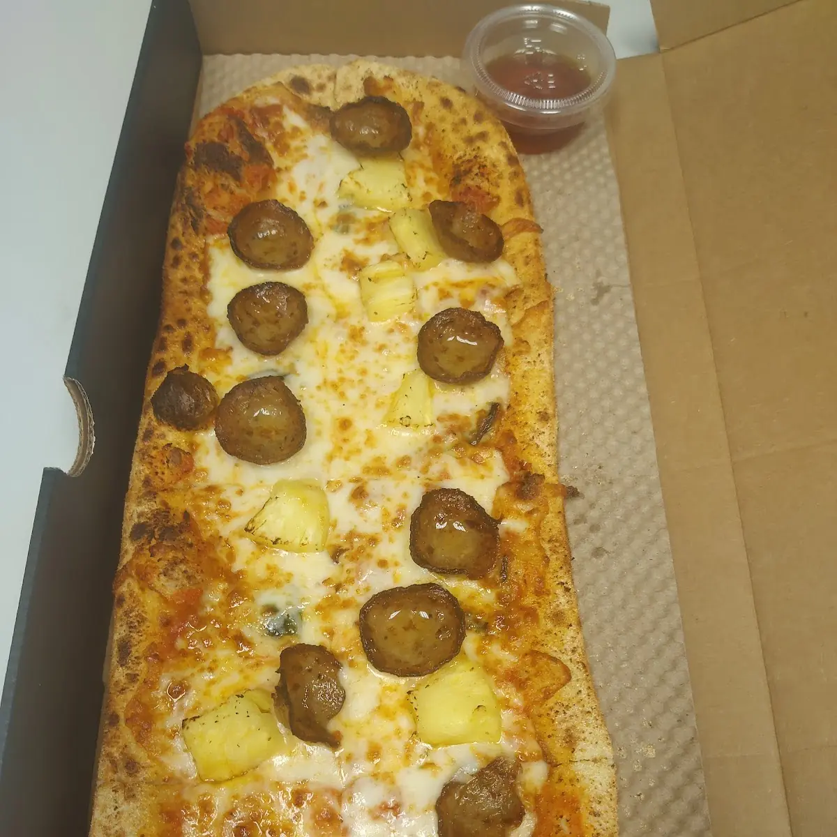 Pineapple Abd Sausage Pizza