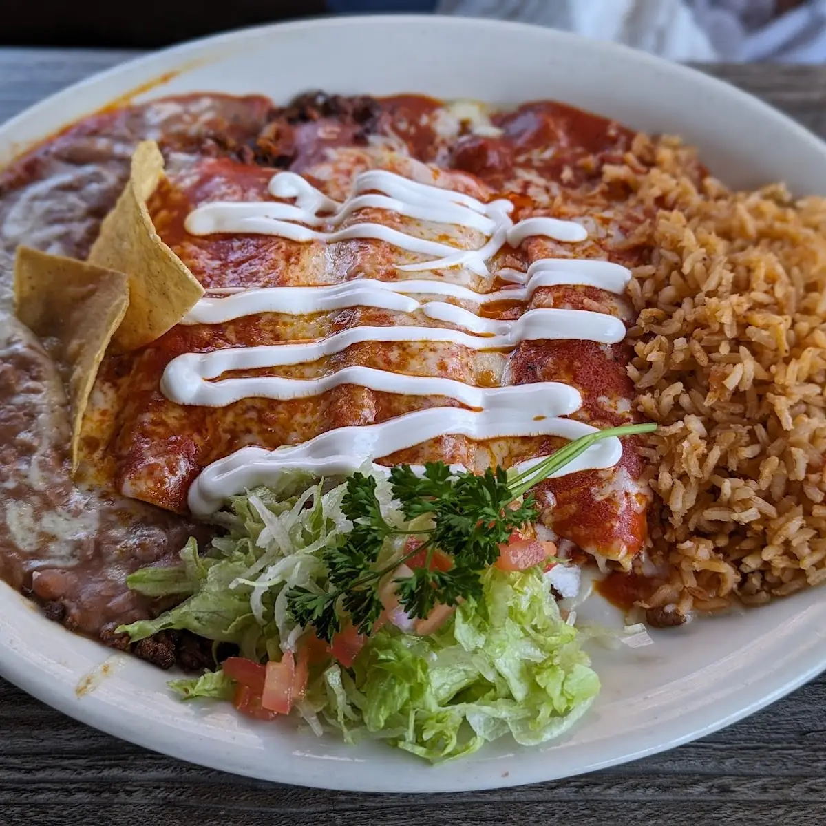 Cheese Enchiladas with Black Beans