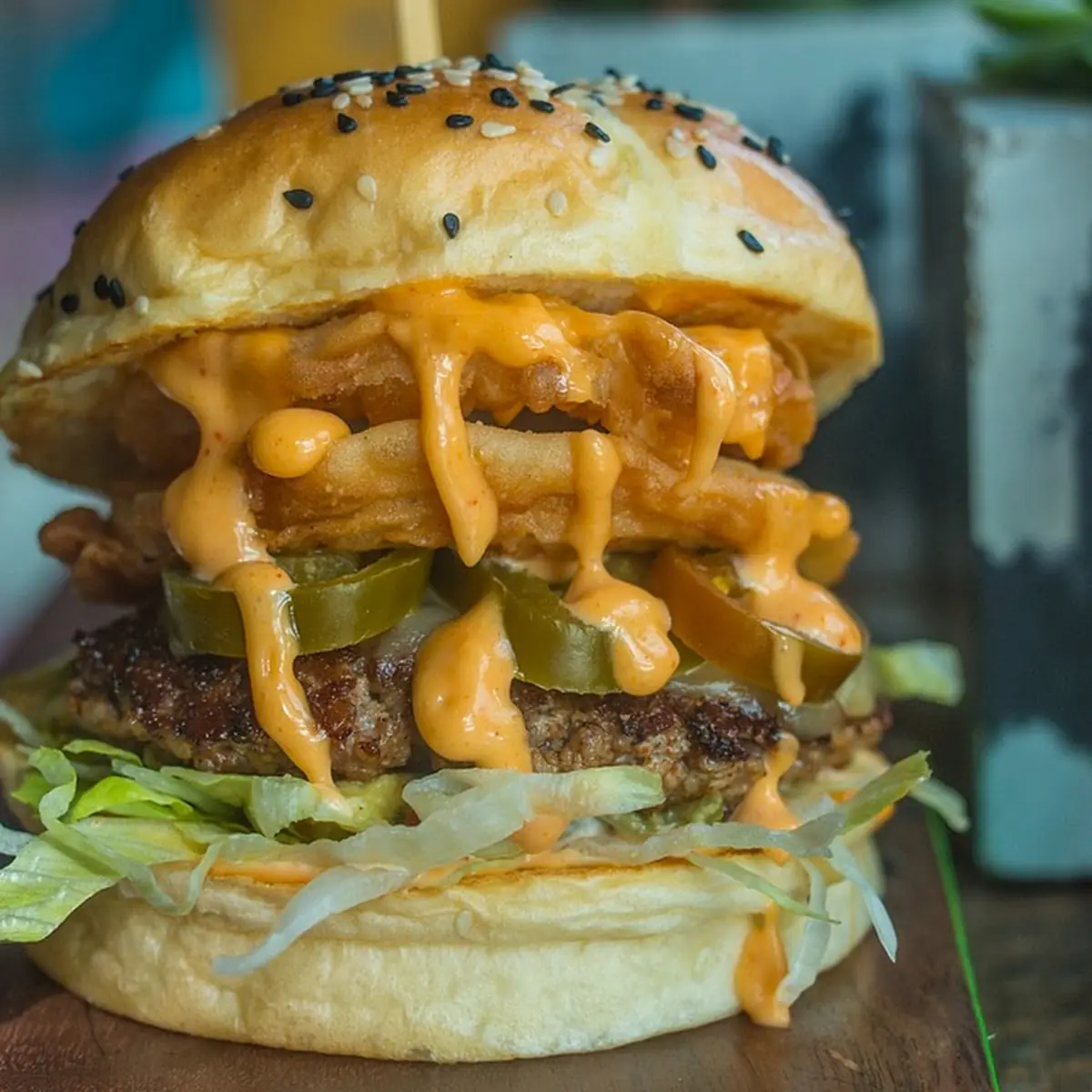 Cheese Burger 6 Wings