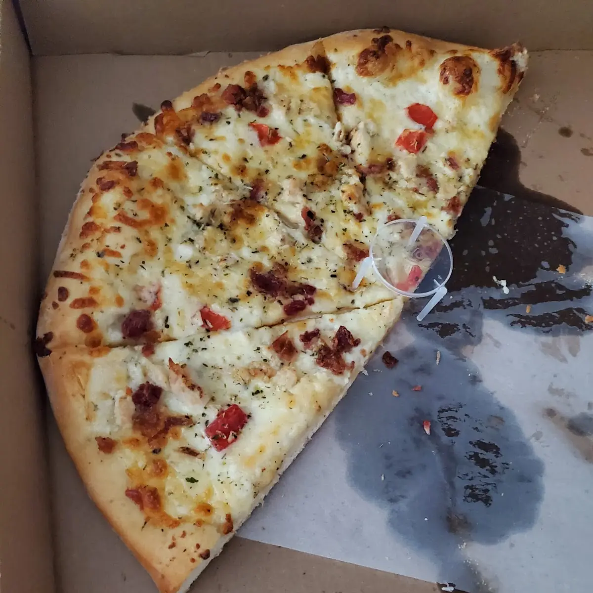 Chicken Bacon Ranch Pizza