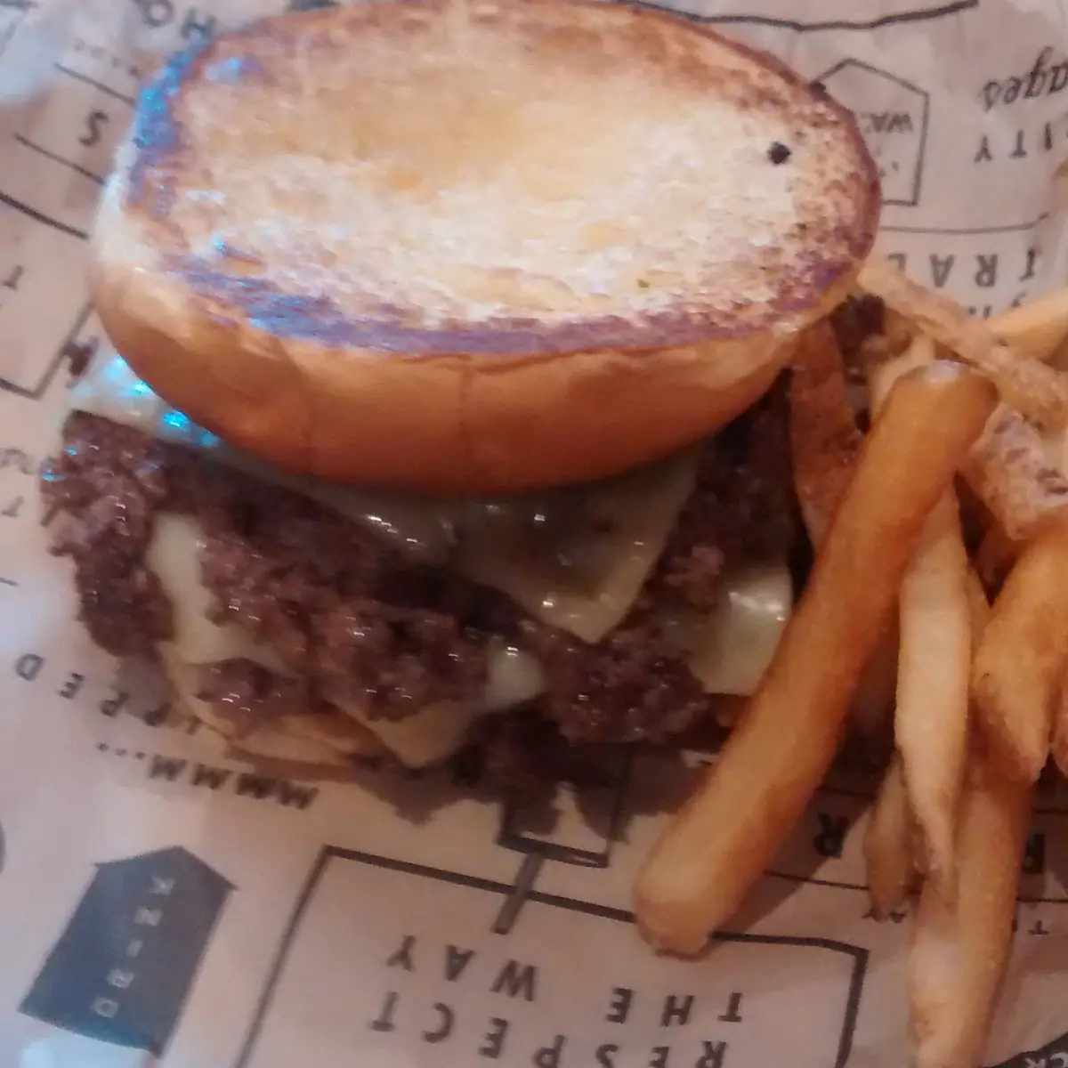 Cheesey Burger with Pepper Jack Cheese Plain