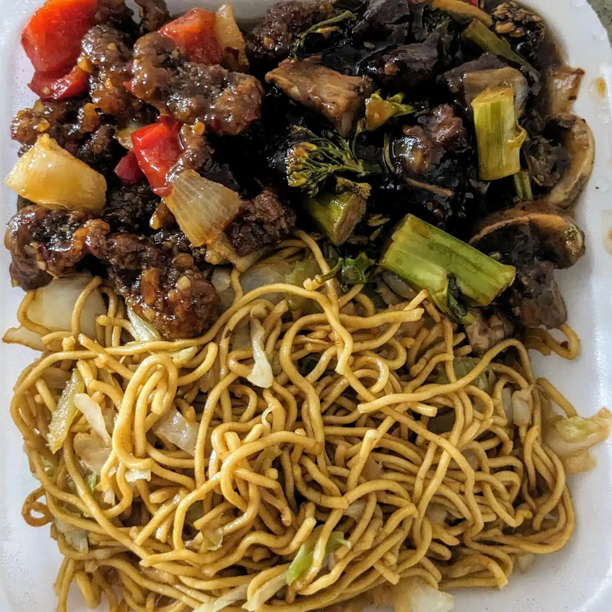 Bejing Beef Angus Steak Chowmein