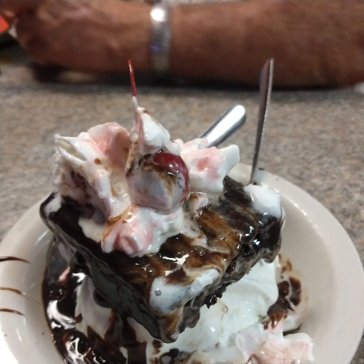 Hot Fudge Brownie
