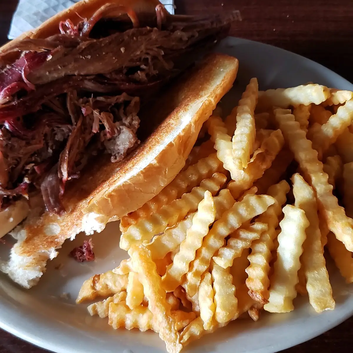 Pulled Brisket Sandwich