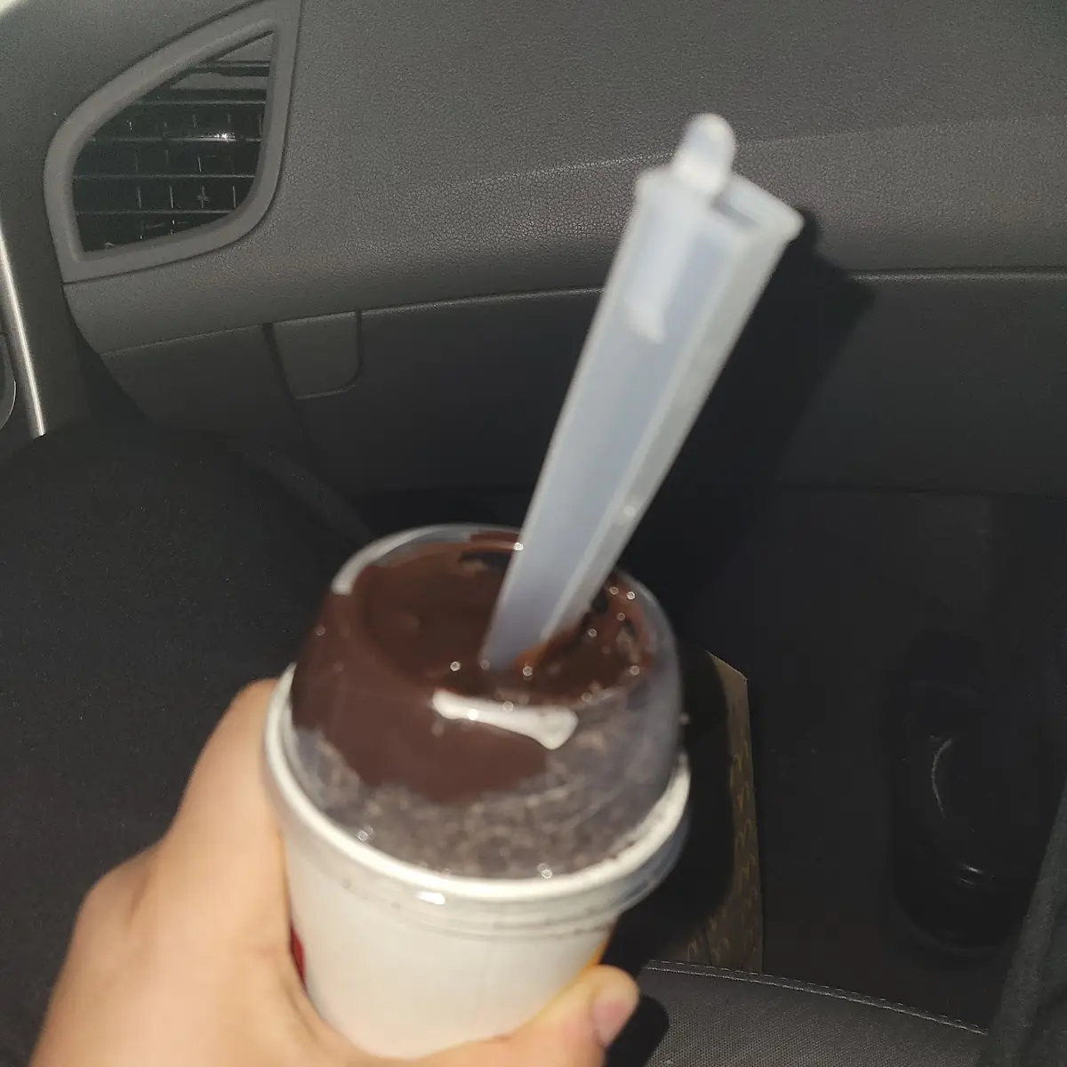 Oreo Mcflurry with Hot Fudge