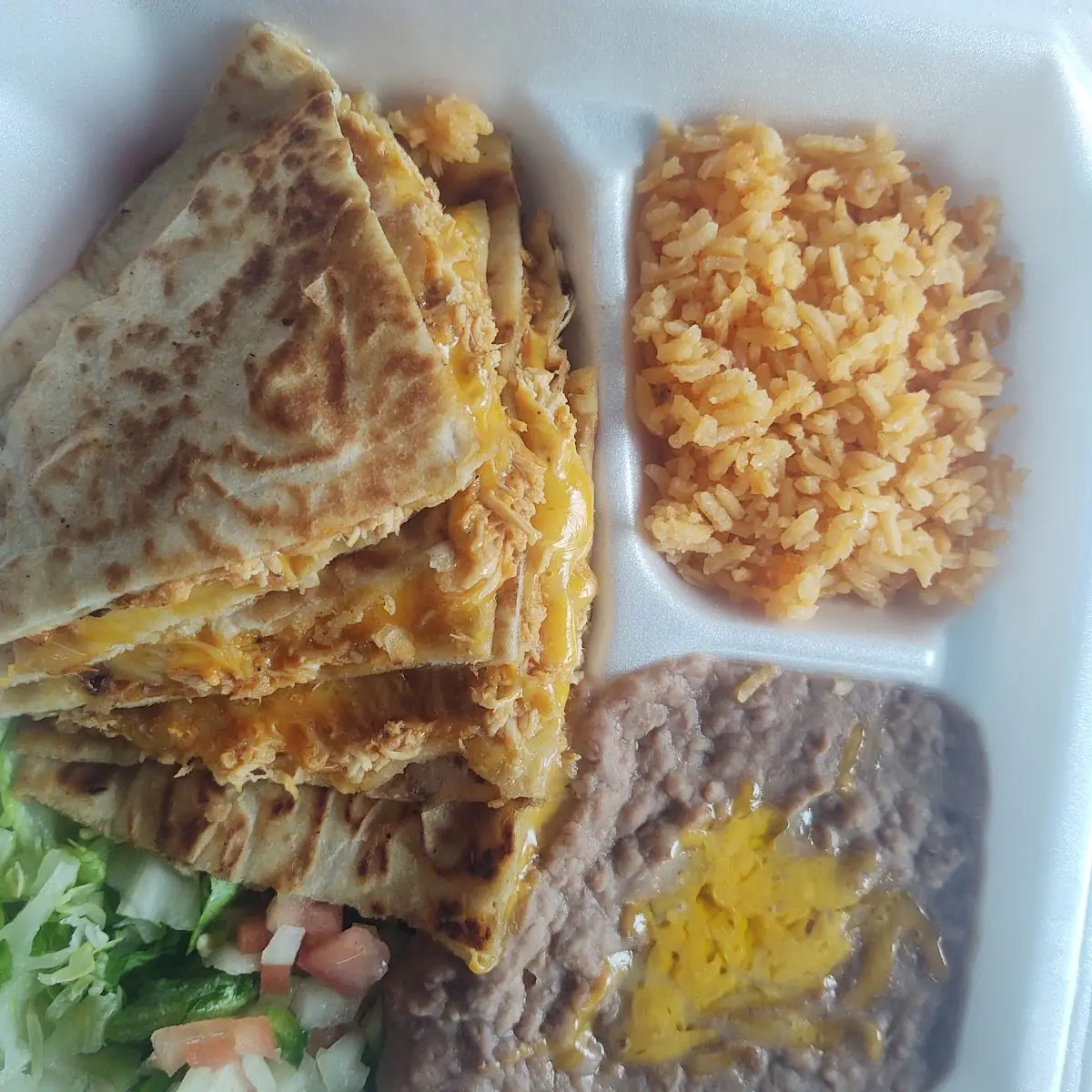 Chicken Quesadilla Dinner
