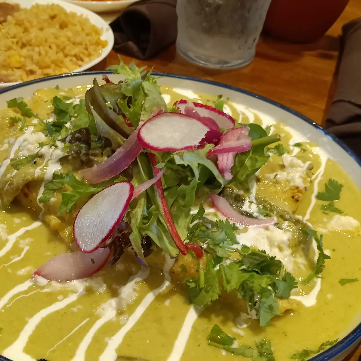 Chicken Enchiladas with Green Sauce