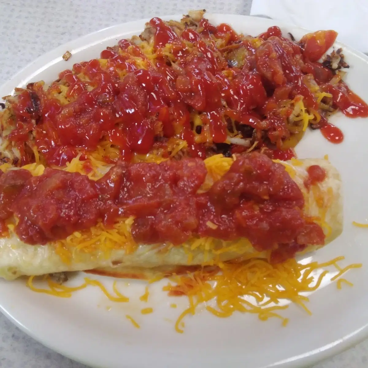 Rama Jama Wrap w Loaded Hash Browns Custom
