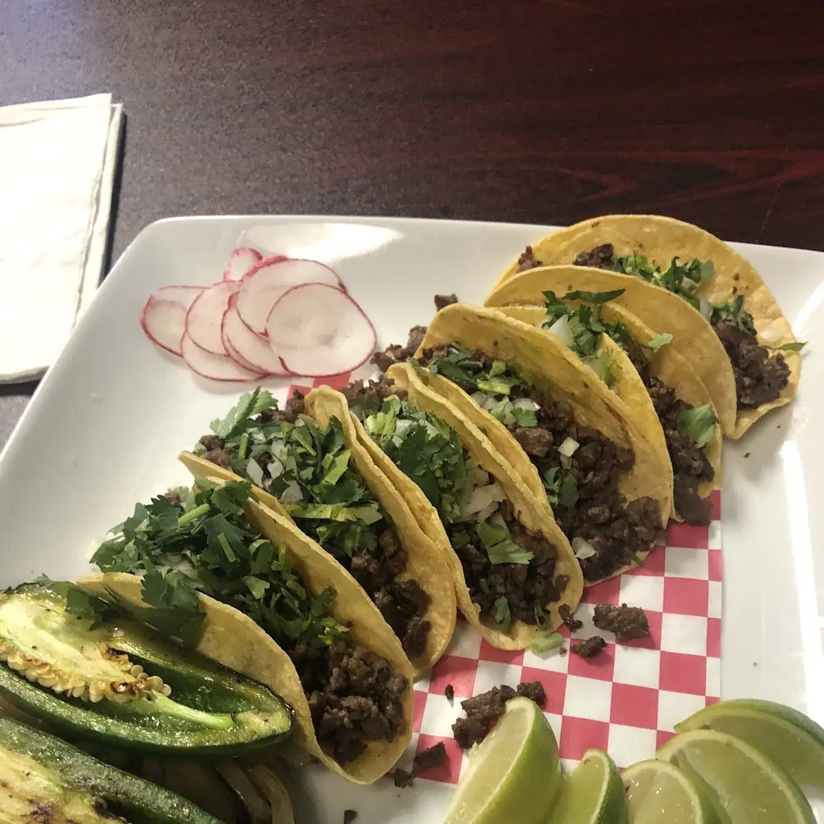 Three Tacos Steak Combo